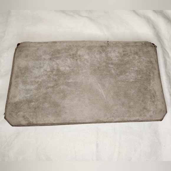 70s Suede Clutch Purse - Picture 2 of 11